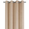 MAYEERTY Curtain Panel Beige Micro Suede Room Darking for Living Room Bedroom Modern Multicolored 54"x95" 2pcs - 3 of 4