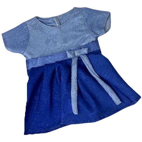 Doll Clothes Superstore Blue Ruffle Dress Fits Cabbage Patch Kid Dolls :  Target