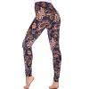 Women's One Size Fits Most Printed Leggings - One Size Fits Most - White Mark - 3 of 3