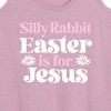 Women's - Instant Message - Easter Is For Graphic Racerback Tank - 2 of 4