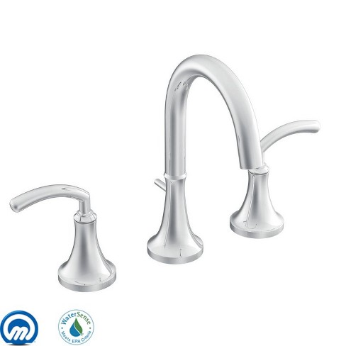 Moen Ts6520 Double Handle Widespread Bathroom Faucet Chrome Target
