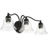 Livex Lighting Moreland 3 - Light Vanity in  Black - 3 of 4