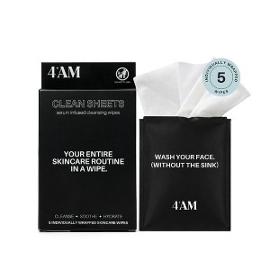 4AM Clean Sheets Facial Cleansing Skincare Wipes - Fragrance-Free