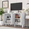 47.2'' TV Stand,Modern TV Stand With 2 Spacious Storage Space,Entertainment Center TV Stand,TV Stand For Living Room-Cuddlewood - 2 of 4