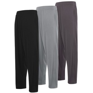 Mens Athletic Pants with pockets, Mens Sweatpants, Mens Joggers with Pockets, Pack Of 3 - 1 of 4