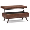 NicBex 42.1" Storage Bench Rectangle Lift Top Coffee Table Storage Ottoman for Bedroom, Living Room - 3 of 4
