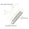 Unique Bargains Handmade Rhinestone Wedding Dress Accessories Bridal Belt with Ribbon - 2 of 4