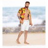 LA LEELA Men's Hawaiian Shirts Short Sleeve Button Down Shirt Mens Casual Shirts Vacation Tropical Beach Summer Party Shirts Funny - 2 of 4