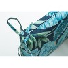 45" x 18" Outdoor/Indoor Bench Cushion Tortola Midnight Blue - Pillow Perfect: Weather & Fade-Resistant with Zipper Closure - 3 of 4