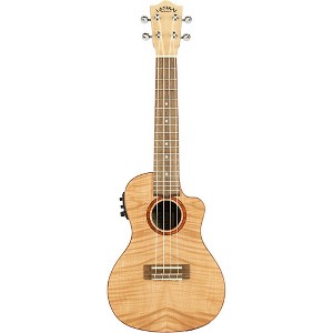 Lanikai FM-CEC Flame Maple Concert Acoustic-Electric Ukulele Satin Finish - 1 of 3