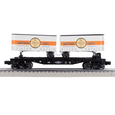 Lionel Whispering Rails Flatcar with Piggyback Trailers Toy Vehicle ...