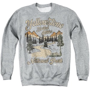 Men's Yellowstone National Park Vintage Crewneck Sweatshirt - 1 of 4
