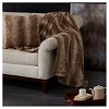 20"x20" Oversize Marselle Faux Fur Square Throw Pillow - Madison Park - image 2 of 4