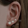 Pompeii3 1 1/10 Ct TW Natural Diamond Studs in 14k White or Yellow Gold - 2 of 3