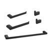 Luxurious 5-Piece Bathroom Fixture Set: Elevating Organization with Graceful and Elegant Design Aesthetics. - 2 of 4
