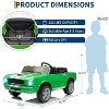 24V 7AH 2-Seater Ride on Cars for Age 3-8, with Remote Control, Kids Electric Vehicle with Safety Belt, 2 Speeds, LED Lights, Music Player - 2 of 4