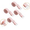Allegra K Women's Stretchable Shoulder Bra Straps Adjustable Elastic Straps 2 Pairs - 4 of 4
