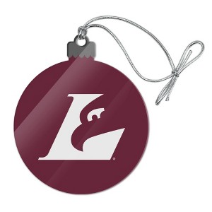 University of Wisconsin - La Crosse University Primary Logo Acrylic Christmas Tree Holiday Ornament - 1 of 4