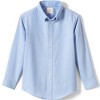 Lands' End School Uniform Kids Long Sleeve Oxford Dress Shirt - 2 of 4