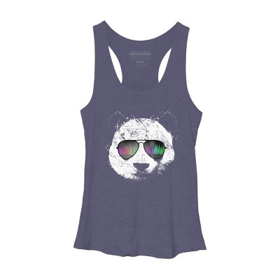 Women's Design By Humans Old School Panda By clingcling Racerback Tank Top
