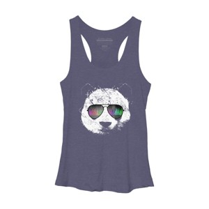 Women's Design By Humans Old School Panda By clingcling Racerback Tank Top - 1 of 3