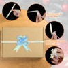 Unique Bargains Plastic Gold Edge PP Plastic Glossy Appearance Gift Wrap Satin Pull Bows 200 Count - 4 of 4