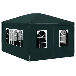 Green Outdoor Party Tent from vidaXL - UV and Water-Resistant Polyethylene Garden Gazebo with Steel Frame - Decorative, Easy to Assemble - 1 of 4