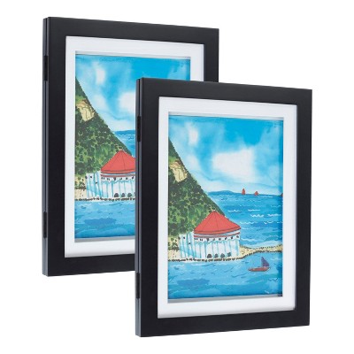 Set Of 6 Picture Frames - 11x14 Photo Frame Set With Stand And Hooks For  Gallery Wall Or Family Portrait - Picture Wall Decor By Hastings Home :  Target