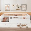 Floor Bed for Children Bedroom, Boys Girls, Kids Playroom - 2 of 4