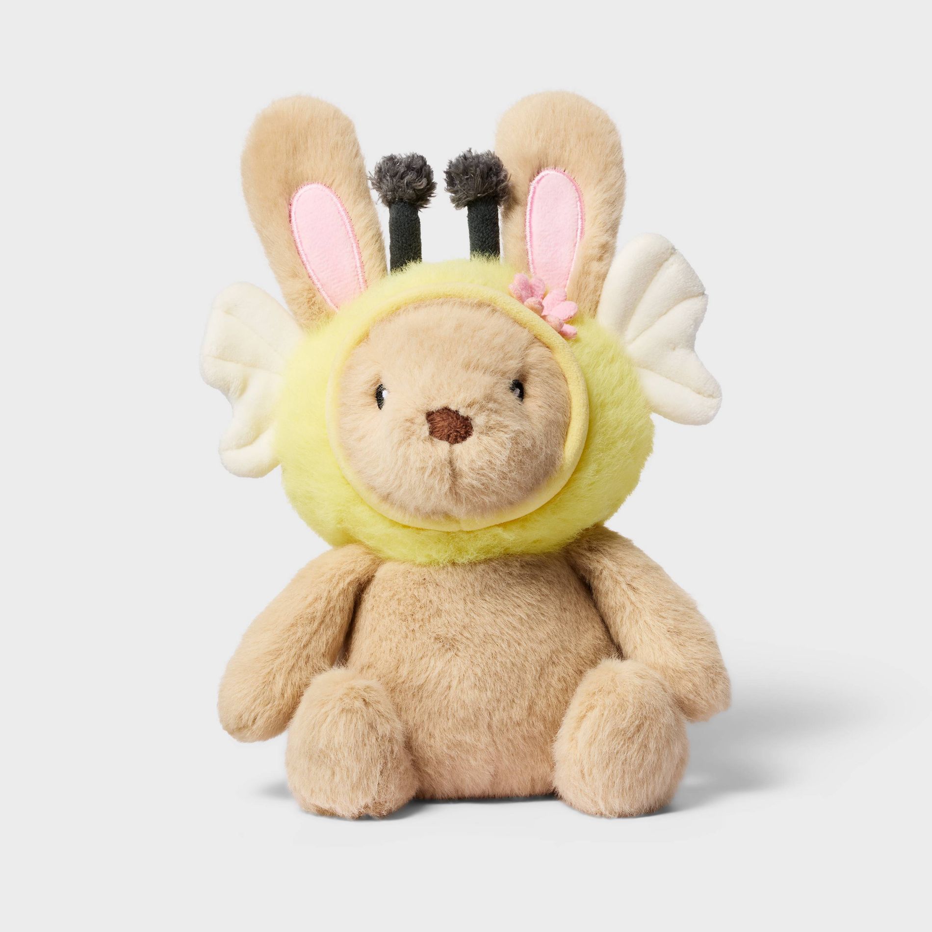 8'' Bonnet Bunny Bee Stuffed Animal - Gigglescape™