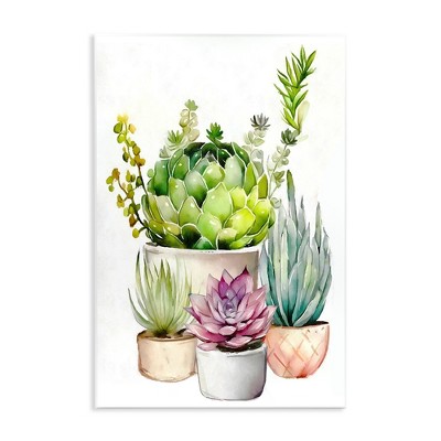 Stupell Industries Varied Succulent Garden Plants Wall Plaque Art