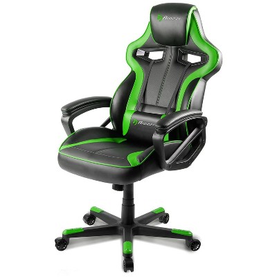 Arozzi Milano Enhanced Gaming Chair, Green (MILANO-GN)