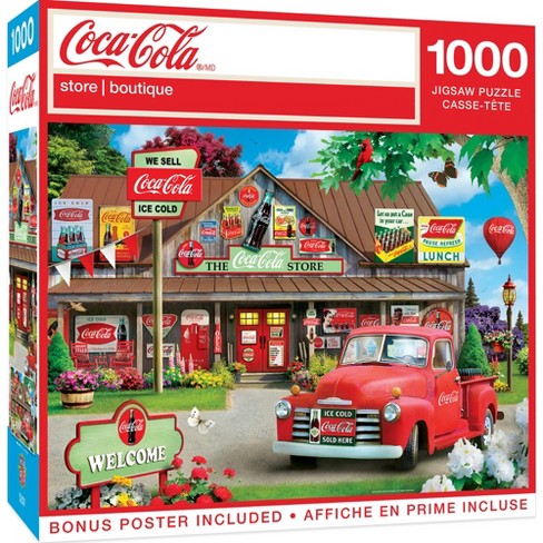 MasterPieces 21 x 35 Coca Cola Jukebox Shaped Jigsaw Puzzle 1000pc