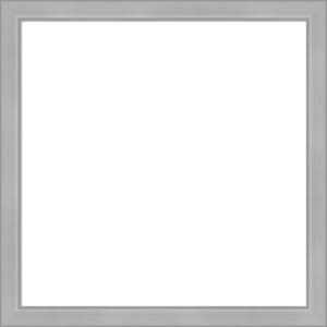 Amanti Art Vista Brushed Nickel Narrow Framed Magnetic Dry Erase Board - 1 of 4