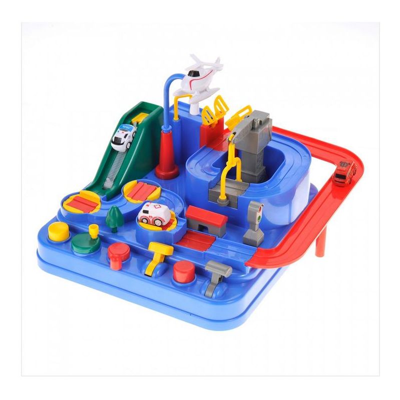 Ready! Set! Play! Link Race Track Vehicle Obstacle Course And Puzzle Playset For Kids, 4 of 6