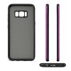 Reiko Samsung Galaxy S8/ SM Anti-Slip Texture Protector Cover with Card Slot in Hot Pink - 3 of 4