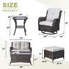 POCASSY 8 Piece Rattan Sofa Seating Group with Cushions - 4 of 4