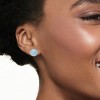 Ross-Simons 13.00 ct. t.w. Milky Aquamarine Stud Earrings in 14kt Yellow Gold - 2 of 4