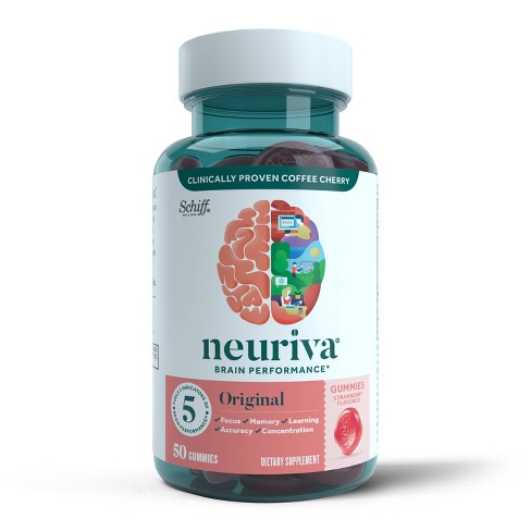Neuriva Original Brain Performance Gummy - 50ct - image 1 of 4