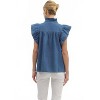 Women's Ruffled Romance Top - entro - 2 of 4