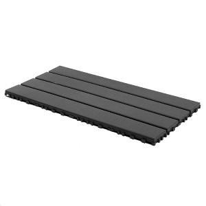 Hrinhom 24 pieces of outdoor terrace deck tiles, DIY interlocking decking floor tiles - 1 of 4