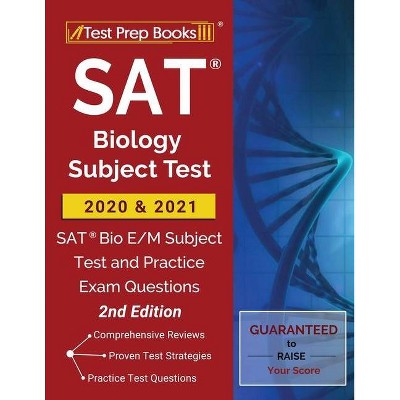 SAT Biology Subject Test 2020 and 2021 - by  Test Prep Books (Paperback)