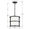 Crystorama Lighting Holton 3 - Light Pendant in  Matte Black - 4 of 4