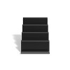 TRU RED 4 Compartment Business Card Holder Black TR58198 - 3 of 3