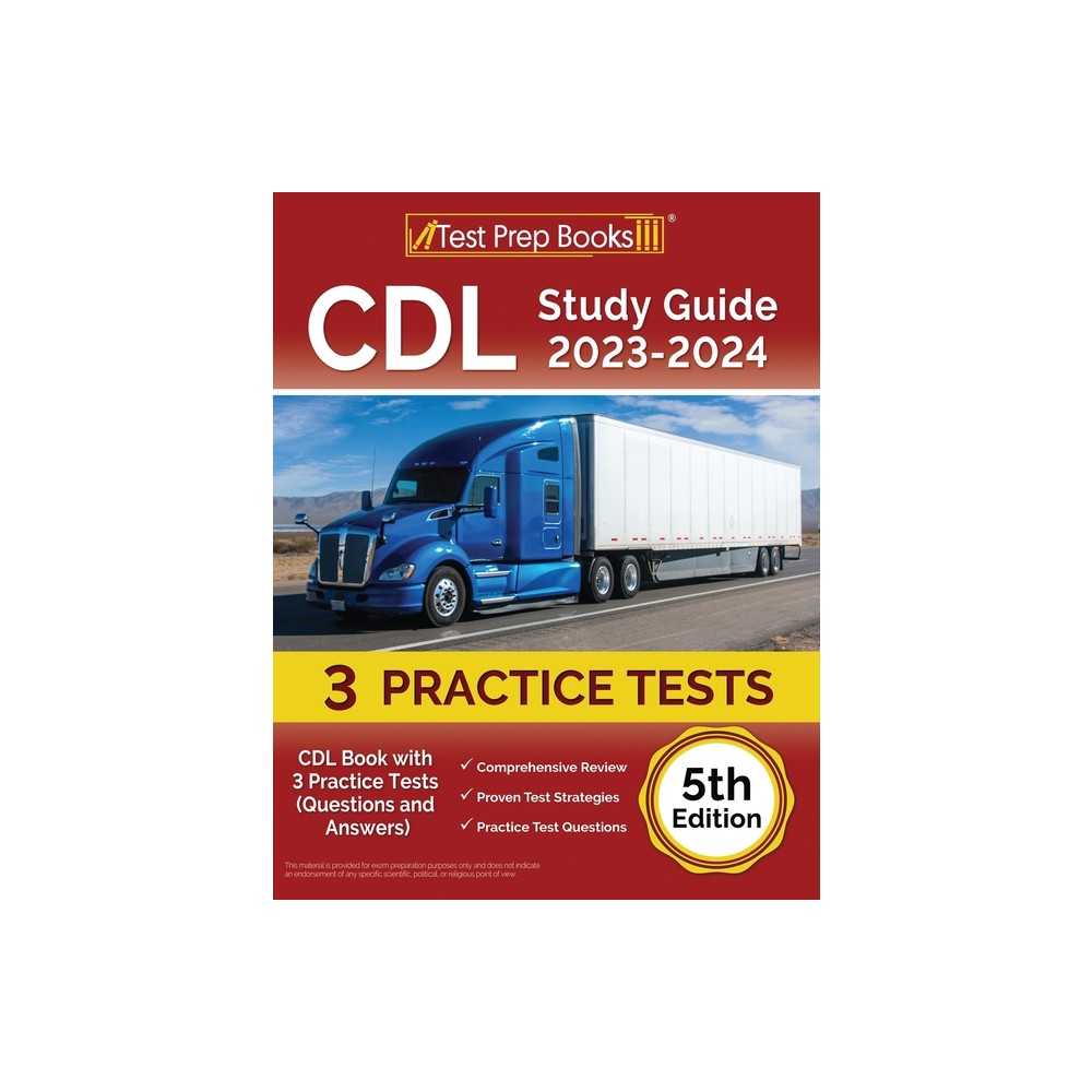 CDL Study Guide 2023-2024 - by Joshua Rueda (Paperback)