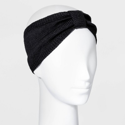 Women's Merino Wool Blend Headband - All in Motion™ Black