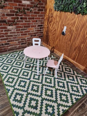 World Rug Gallery Contemporary Geometric Trellis Indoor/outdoor Area ...