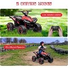 12V Kids Ride-On ATV Quad, Electric 4-Wheeler with 35W Dual Motors, 2 Control Modes, Music, Horn, Off-Road Car Toy for Boys & Girls - 2 of 4