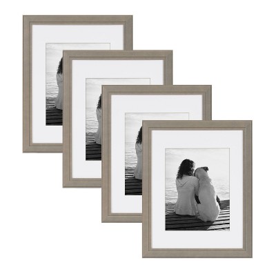 8 X 8 Matted To 4 X 4 Museum Wall Frame Black - Kate & Laurel All  Things Decor : Target