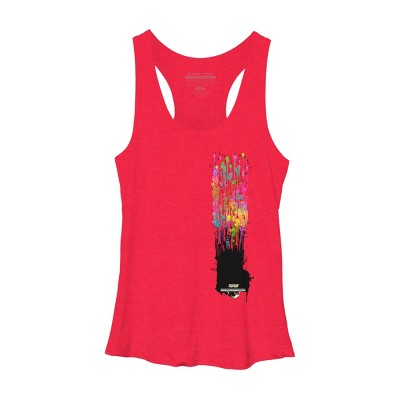 Women's Design By Humans My piano By Sebasebi Racerback Tank Top